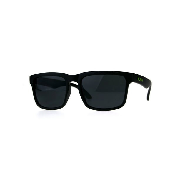 SA106 All Black Thin Plastic Retro 20s Mod Keyhole Sunglasses 